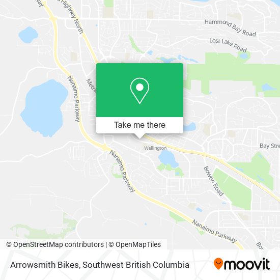 Arrowsmith Bikes map