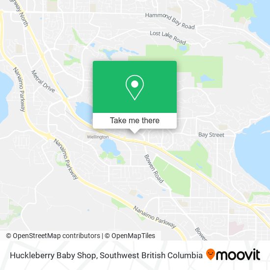 Huckleberry Baby Shop map