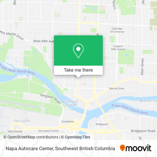 Napa Autocare Center map