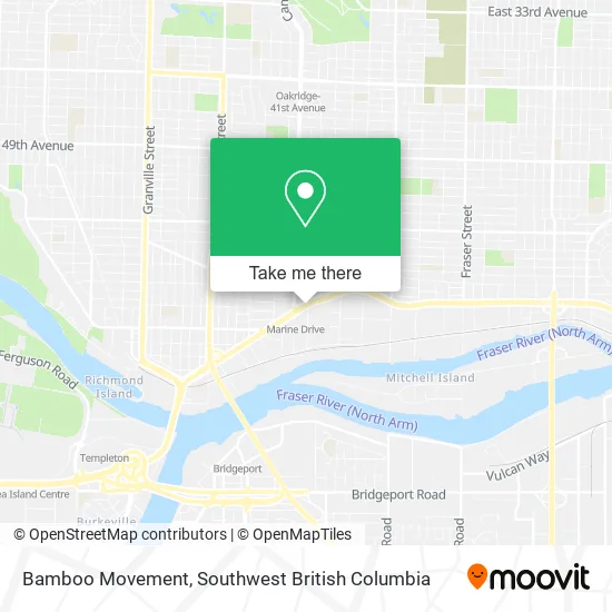 Bamboo Movement map