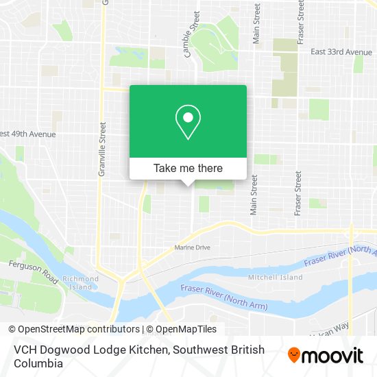 VCH Dogwood Lodge Kitchen map