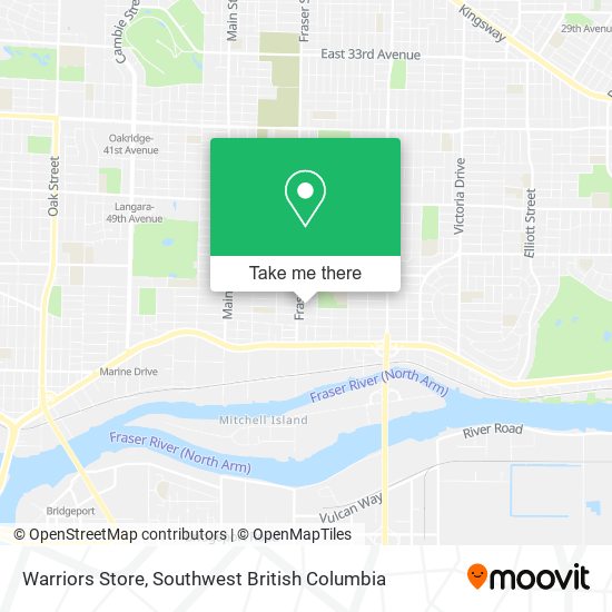 Warriors Store map