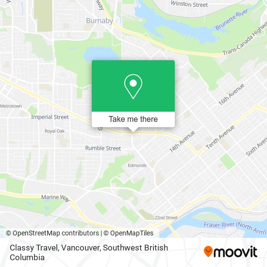 Classy Travel, Vancouver plan