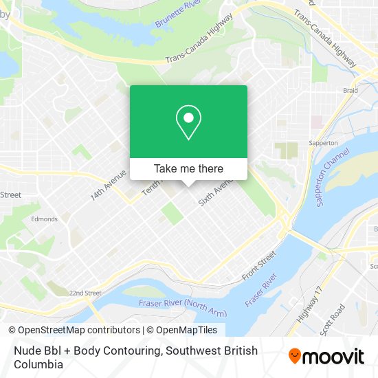 Nude Bbl + Body Contouring map
