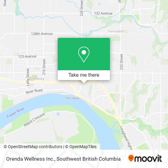 Orenda Wellness Inc. map