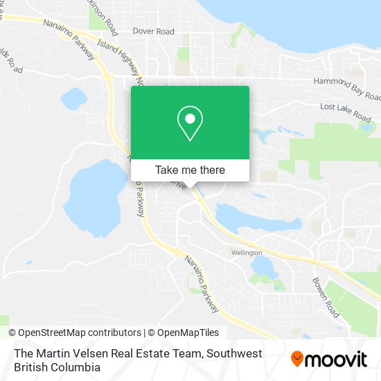 The Martin Velsen Real Estate Team map