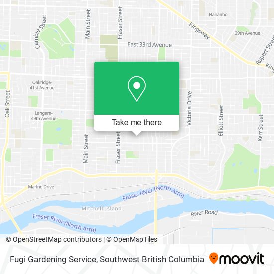 Fugi Gardening Service map