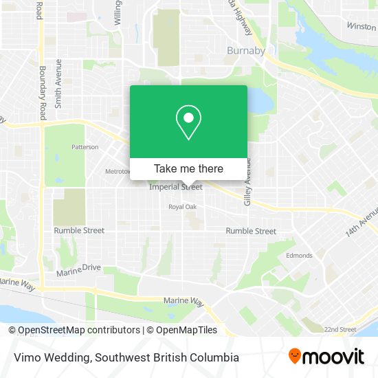 Vimo Wedding map