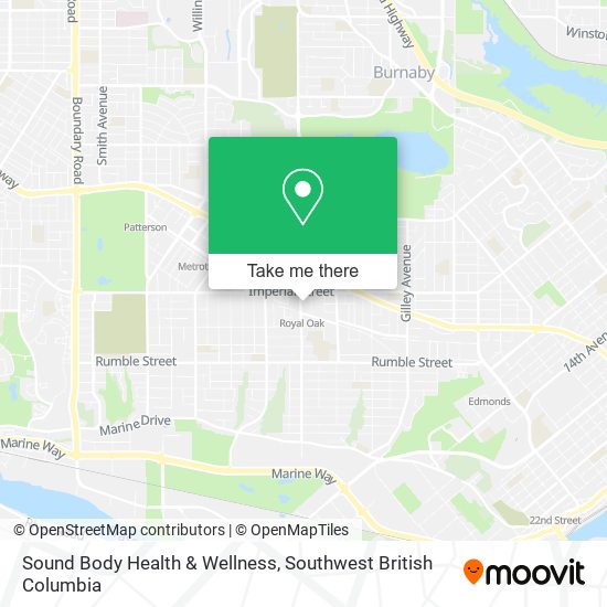 Sound Body Health & Wellness map