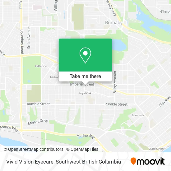 Vivid Vision Eyecare map