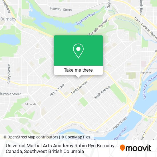 Universal Martial Arts Academy Robin Ryu Burnaby Canada plan