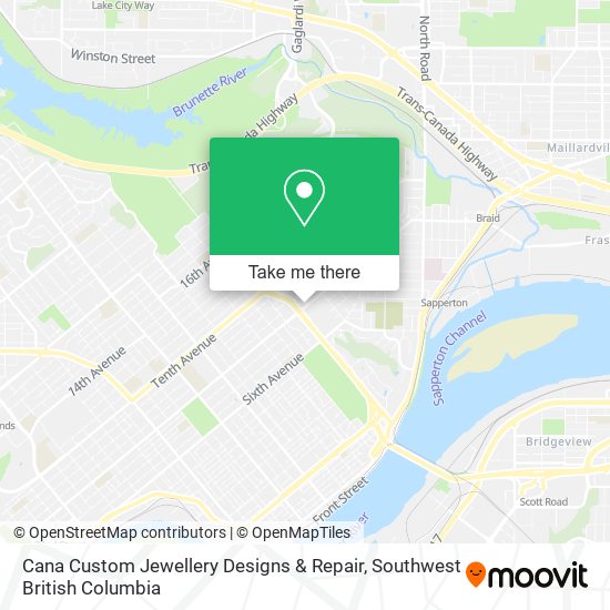 Cana Custom Jewellery Designs & Repair map