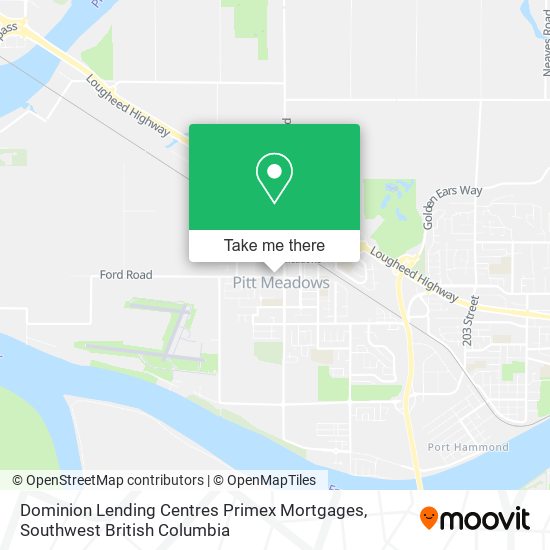 Dominion Lending Centres Primex Mortgages map