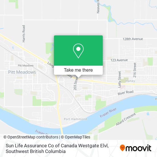 Sun Life Assurance Co of Canada Westgate Elvl map