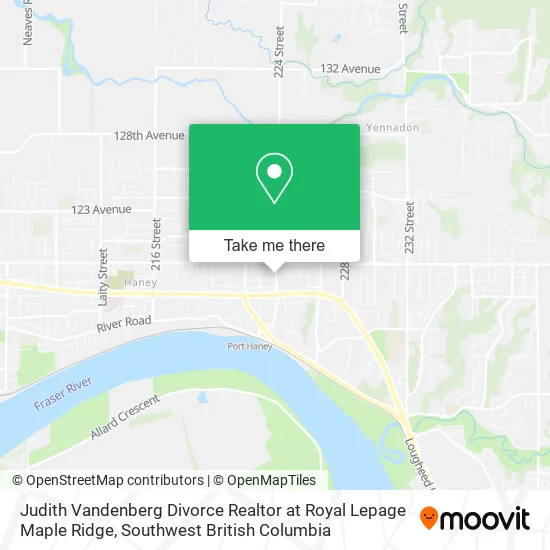 Judith Vandenberg Divorce Realtor at Royal Lepage Maple Ridge plan