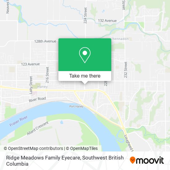 Ridge Meadows Family Eyecare map