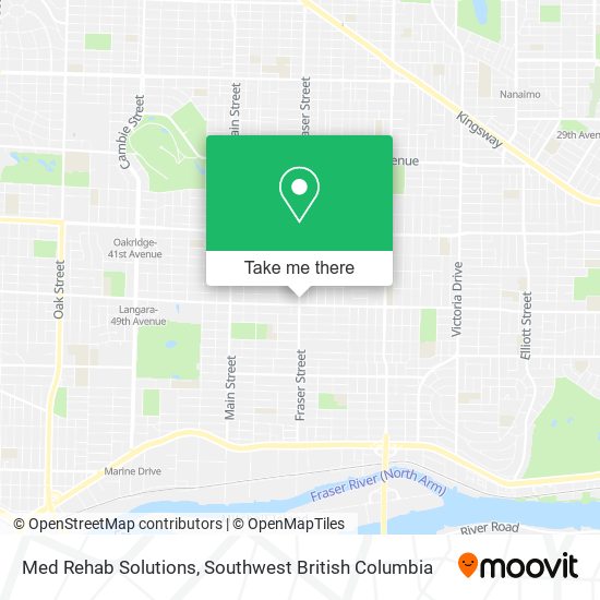 Med Rehab Solutions map