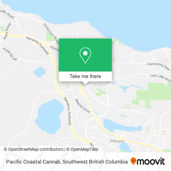 Pacific Coastal Cannab map