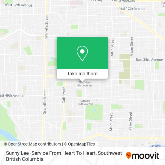 Sunny Lee -Service From Heart To Heart map