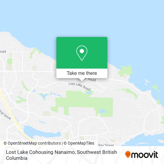 Lost Lake Cohousing Nanaimo map