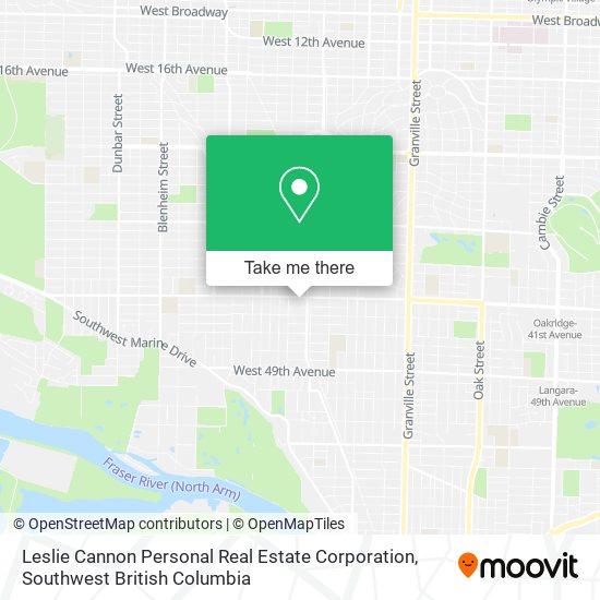 Leslie Cannon Personal Real Estate Corporation map
