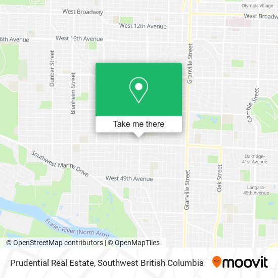 Prudential Real Estate map