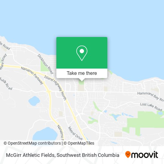 McGirr Athletic Fields map