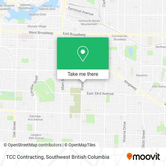 TCC Contracting map