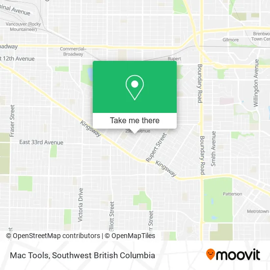 Mac Tools map