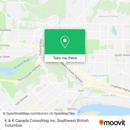 K & K Canada Consulting Inc map