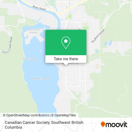 Canadian Cancer Society map