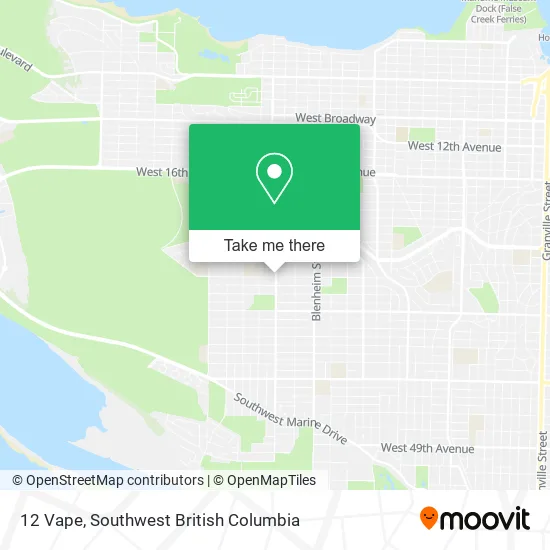 12 Vape map