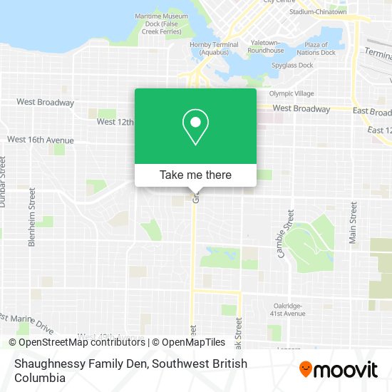 Shaughnessy Family Den map