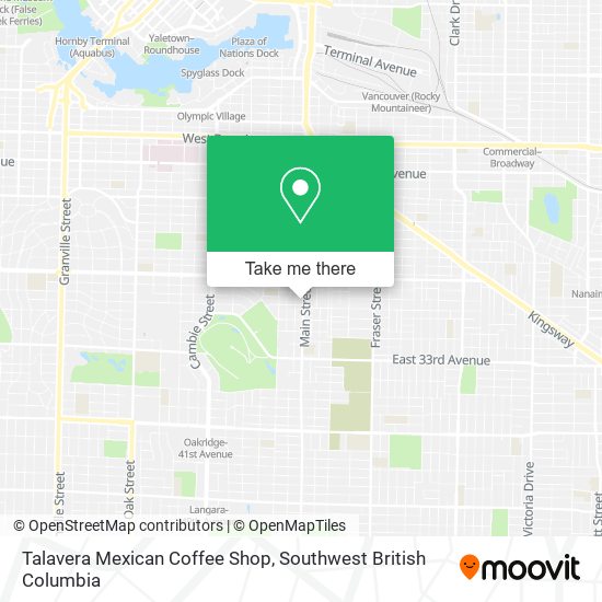 Talavera Mexican Coffee Shop plan