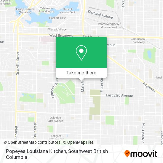 Popeyes Louisiana Kitchen map