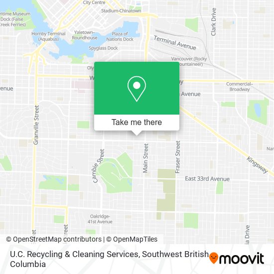 U.C. Recycling & Cleaning Services plan