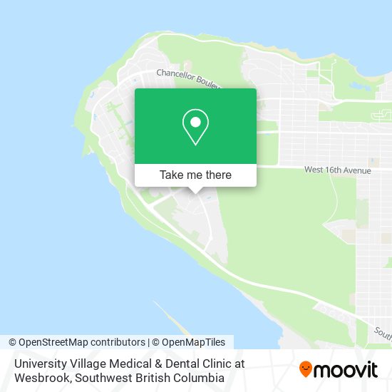 University Village Medical & Dental Clinic at Wesbrook plan