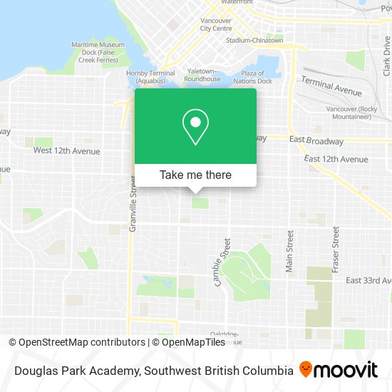 Douglas Park Academy map