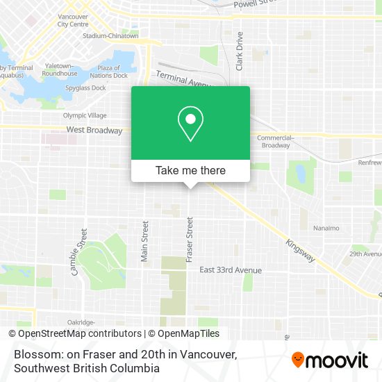 Blossom: on Fraser and 20th in Vancouver plan