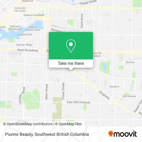 Piunno Beauty map