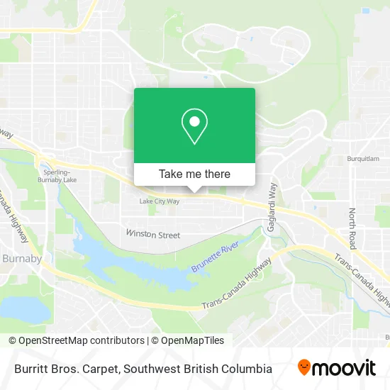 Burritt Bros. Carpet map