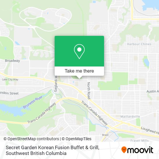 Secret Garden Korean Fusion Buffet & Grill map