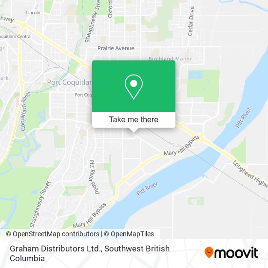 Graham Distributors Ltd. map