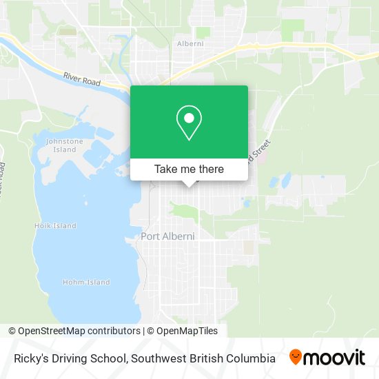 Ricky's Driving School map