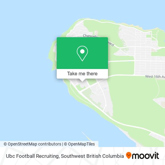 Ubc Football Recruiting map