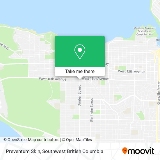 Preventum Skin map