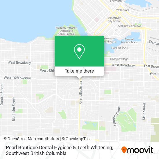 Pearl Boutique Dental Hygiene & Teeth Whitening map