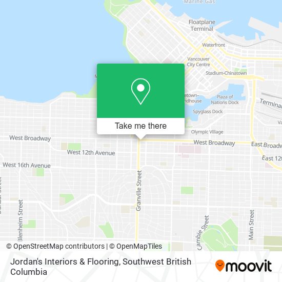 Jordan's Interiors & Flooring map