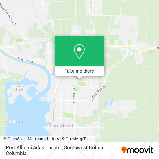 Port Alberni Adss Theatre map