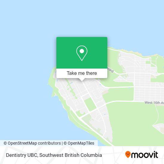 Dentistry UBC map